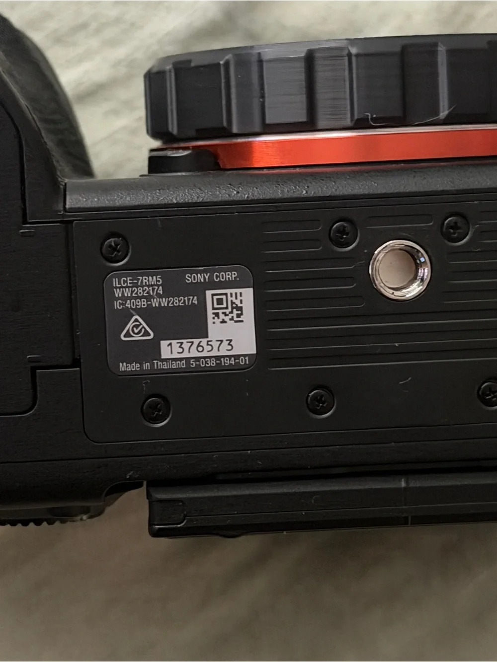 Sony Black Mirrorless Camera Body with Articulating LCD